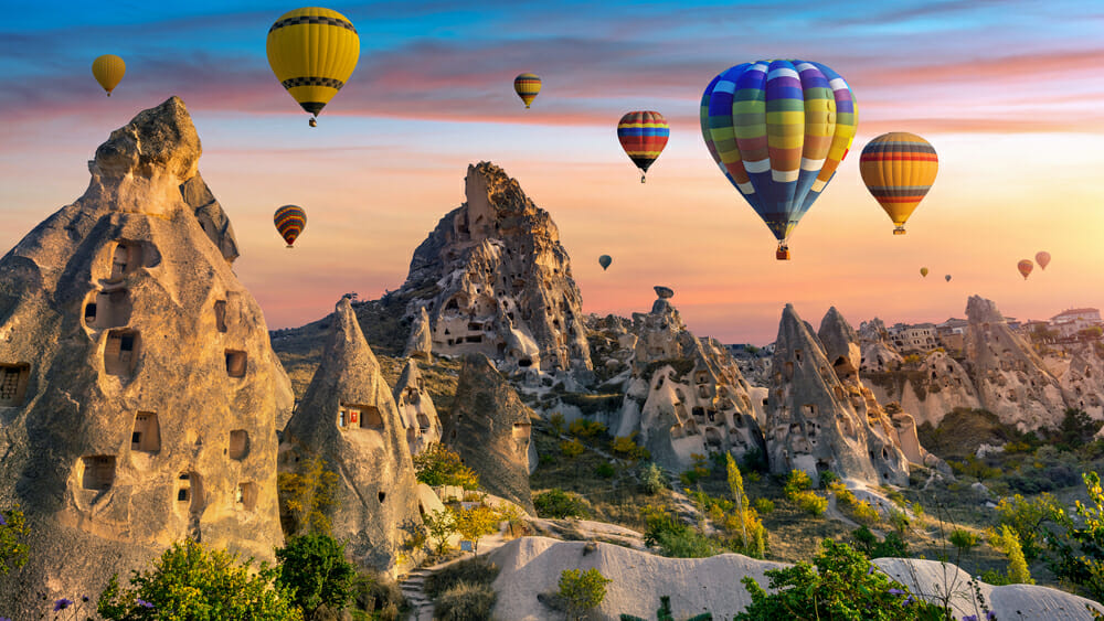 Travel to Cappadocia in Turkey 2024 From Izmir to Antalya